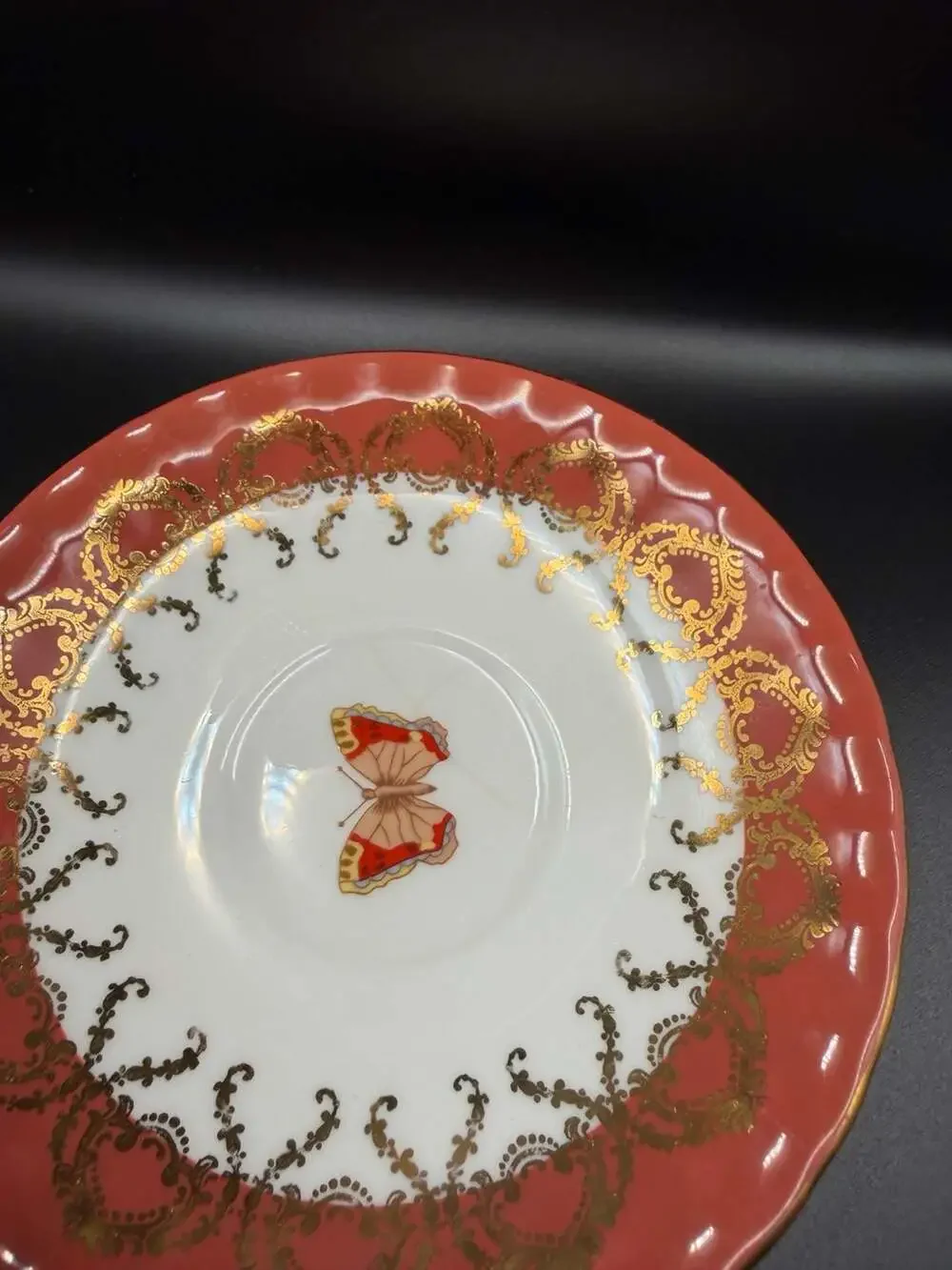 Aynsley Cottage Garden Fine English Bone China Teacup and Saucer